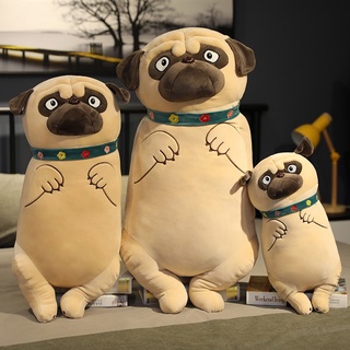 ۞♗Stupid Shar Pei plush toy cute puppy doll big long soft pillow cartoon pug animal stuffed toy bed clip leg pillow crea