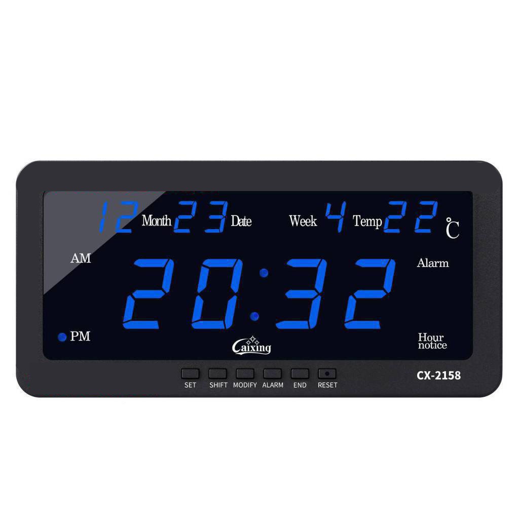 นาฬิกาดิจิตอล-led-digital-clock-รุ่น2158-นาฬิกาเสียบในรถ-มีสายสำหรับเสียบบนรถยนต์