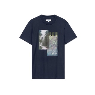 【hot sale】AIIZ (เอ ทู แซด) - เสื้อยืดคอกลม พิมพ์ลายกราฟิก  City Graphic T-shirts