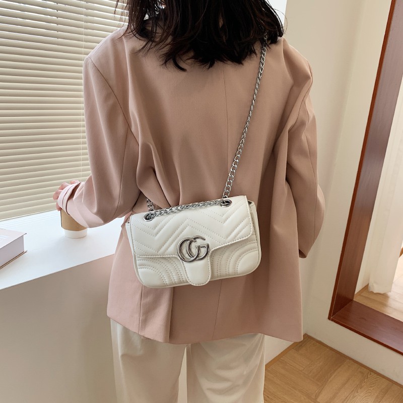 Baladoo Cg Logo Women Fashion Shoulder Bag Luxury Brand Design