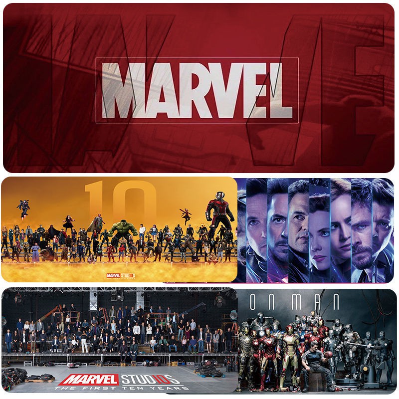 ภาพหน้าปกสินค้าแผ่นรองเมาส์ขนาดใหญ่ Marvel Avengers