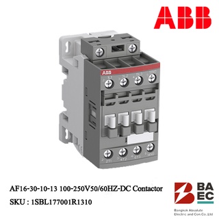 ABB Contactor AF16-30-10-13 100-250V50/60HZ-DC