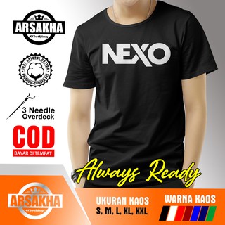 เสื้อยืด พิมพ์ลายโลโก้ Nexo Audio Arsakha สําหรับผู้ชาย