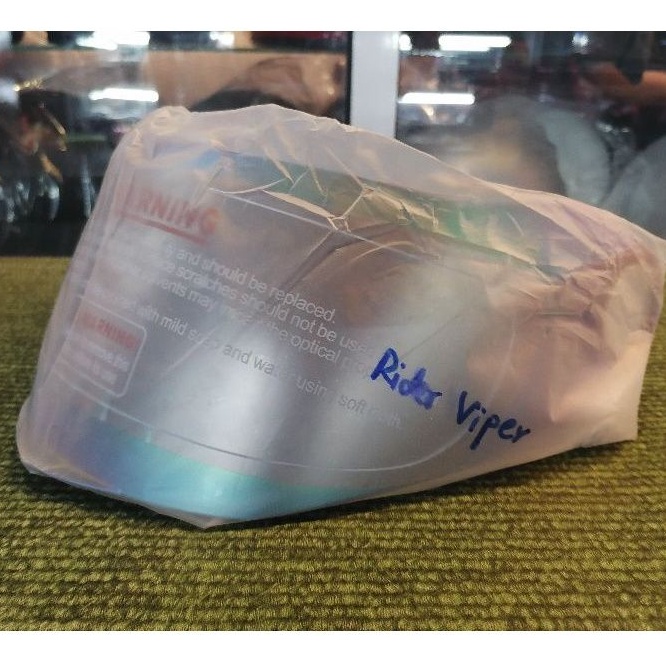 ชิว หมวกกัน น็อค รุ่น Rider Viper แบบปรอท | Shopee Thailand