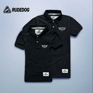 เสื้อโปโล Rudedog ของแท้ รุ่น Wing สีดำ