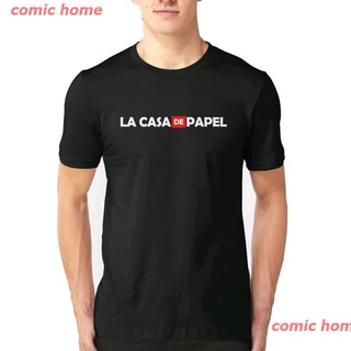 comic home New 30s Distro LA CASA DE PAPEL เสื้อยืดลําลองแขนสั้นพิมพ์ลาย discount