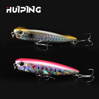 Popper Floating Sea Fishing Lures Pencil Plastic Hard Bait 14.3g/100mm Artificial Freshwater Fish Bait