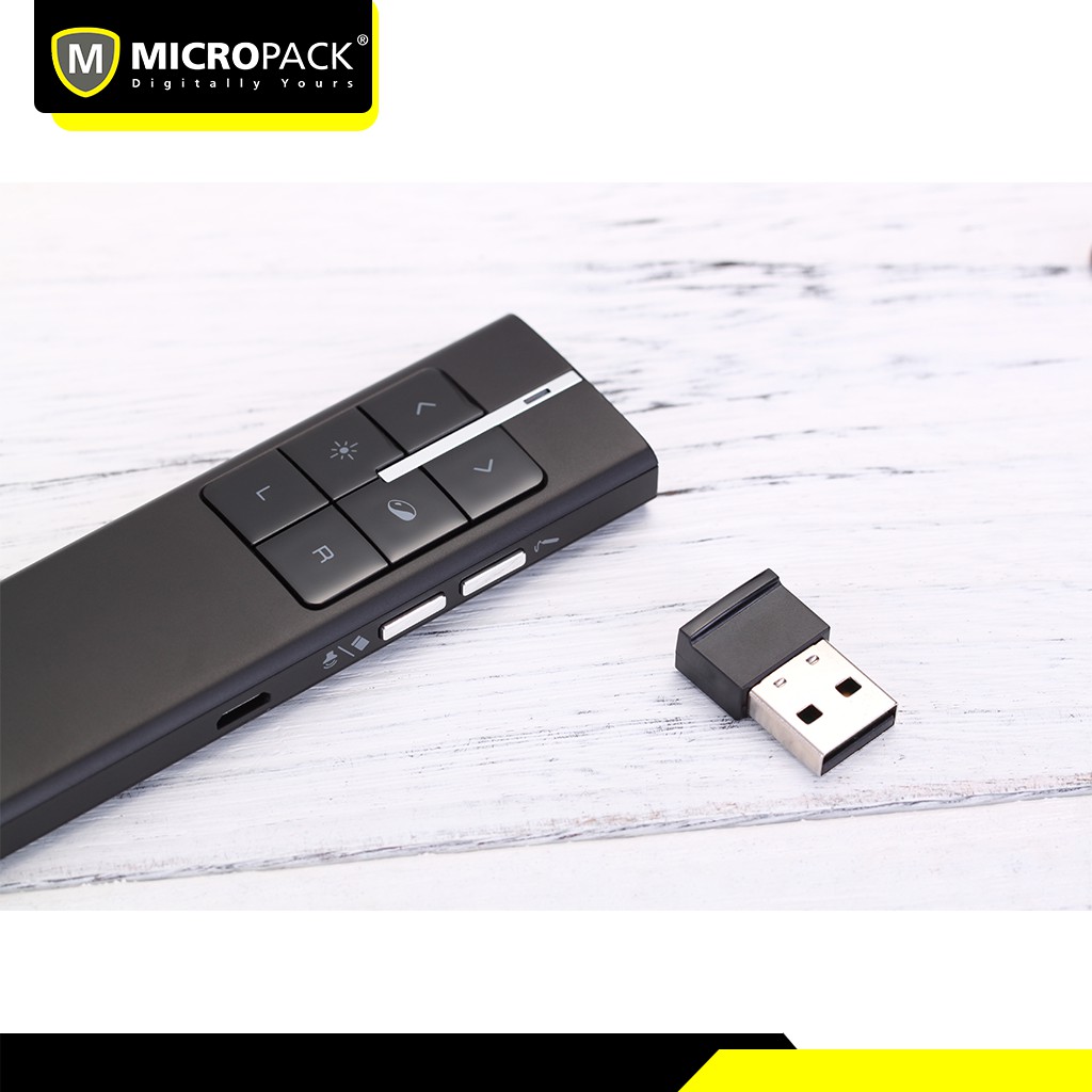 รีโมทควบคุมคำสั่งไร้สาย Laser Pointer MicroPack WPM-08 Air ประกัน 1ปี ...