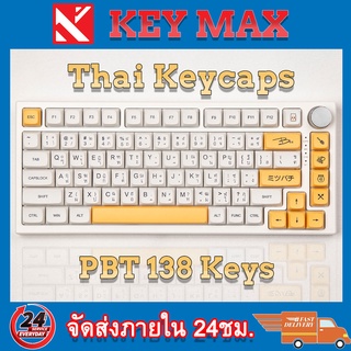 ภาพหน้าปกสินค้าHoney Keycaps PBT XDA Profile Milk Green Sublimation Keyboard Keycap with 60/64/84/96/104 Mechanical Keyboard ที่เกี่ยวข้อง