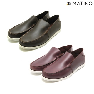 ภาพหน้าปกสินค้าMATINO SHOES รองเท้าหนังออยล์ รุ่น MC/S 9336 - GREEN/RED ซึ่งคุณอาจชอบราคาและรีวิวของสินค้านี้