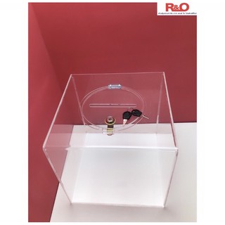 ภาพขนาดย่อของภาพหน้าปกสินค้ากล่องจับรางวัลรุ่นมีกุญแจและช่องใส่คูปองขนาดกว้าง30xลึก30xสูง30cm จากร้าน roacrylic บน Shopee ภาพที่ 2