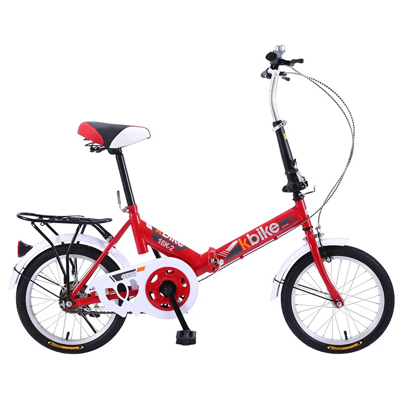 K-BIKE จักรยานพับได้ 16 นิ้ว รุ่น 16K-2 เฟรมเหล็ก แข็งแรง พกพาสะดวก