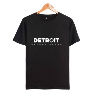 ราคาขนาดใหญ่ Detroit: Become Human ขนาดใหญ่ ผู้ชาย &amp; ผู้หญิง เสื้อยืดผ้าฝ้ายขนาดใหญ่ XXS 4XLS-3XL