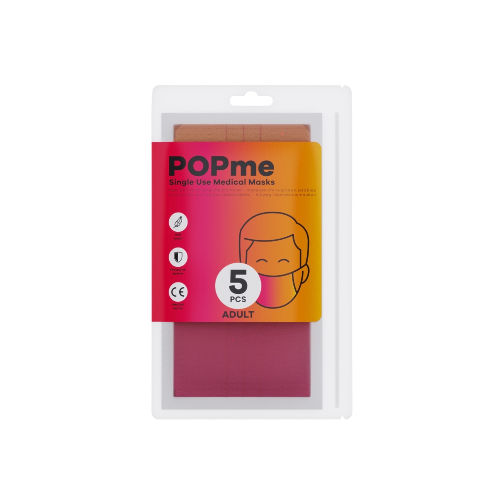 พร้อมส่ง POPme Mask ของแท้ นำเข้าจากอิตาลี (1 ซอง 5 ชิ้น) | หน้ากาก ...