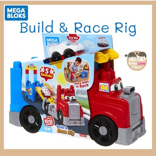 Mega Bloks ของเล่นบล็อคตัวต่อ Build n Race Rig ตัวต่อขนาดใหญ่ Block ประกอบรถวิ่งแข่ง หลายรูปแบบ พร้อมเสียงประกอบ