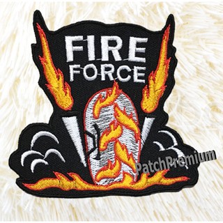 Fire Force - ตัวรีด (Size M) ตัวรีดติดเสื้อ