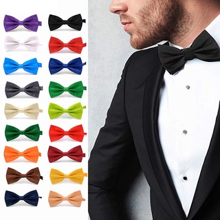 ภาพหน้าปกสินค้าหูกระต่าย โบว์ไท โบว์ 12*5.5cm Men Prom Formal Party Pre Tied Bowtie Tuxedo Necktie Bow Tie Bowknot Accessories Bowtie ซึ่งคุณอาจชอบราคาและรีวิวของสินค้านี้