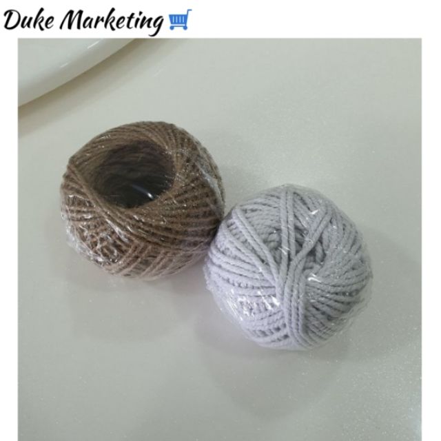 เชือกกระสอบผ้าฝ้าย Tali Guni Twine Rode Gunny ทนทาน 100 กรัม Shopee