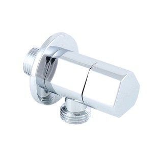 สต็อปวาล์ว 1ทาง HOEN HT-011 สีโครม วาล์วและสต๊อปวาล์ว ก๊อกน้ำ ห้องน้ำ STOP VALVE HOEN HT-011 CHROME