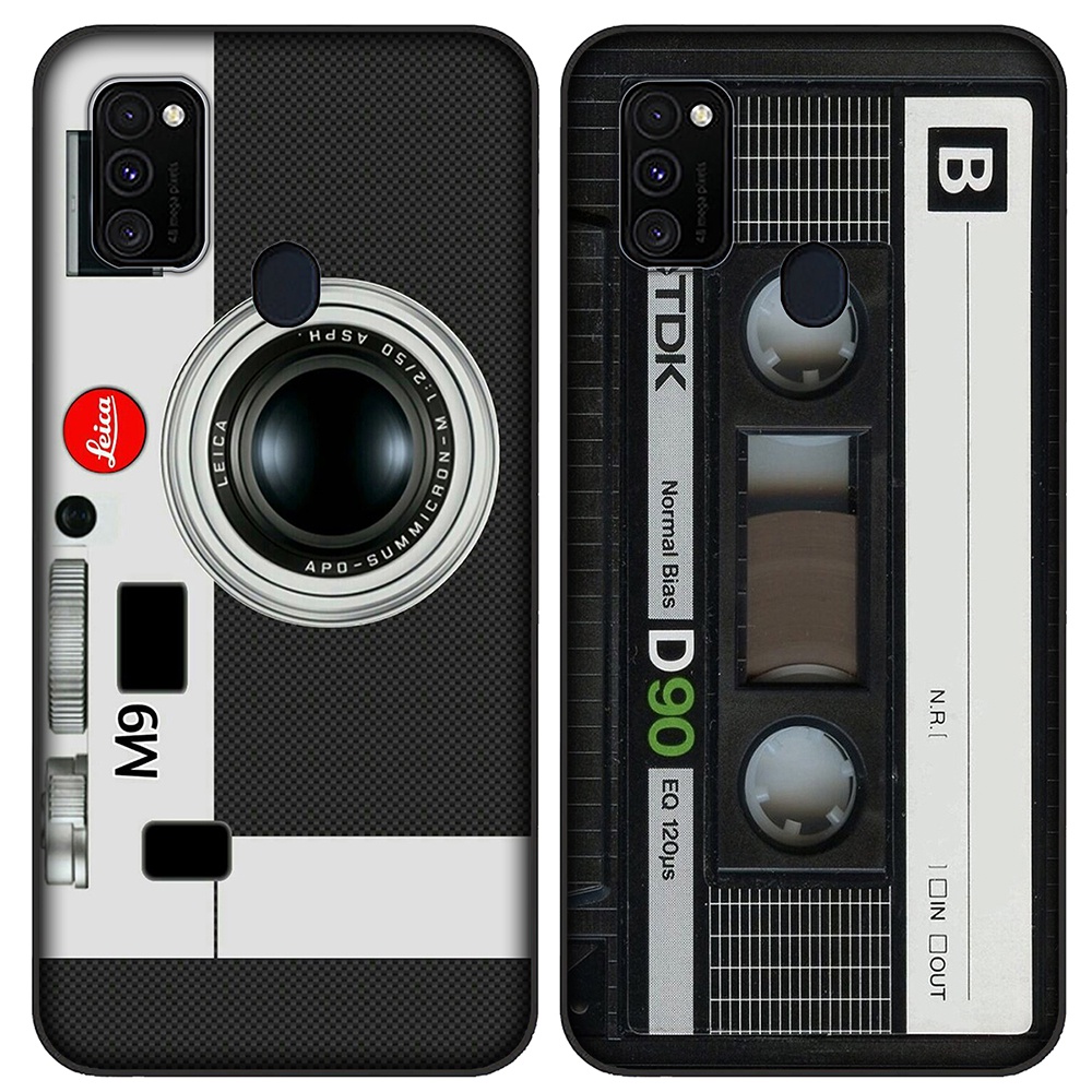realme-x-x2-xt-x3-x50-x7-pro-v15-5g-narzo-20-pro-30a-soft-cover-vintage-tape-camera-phone-case