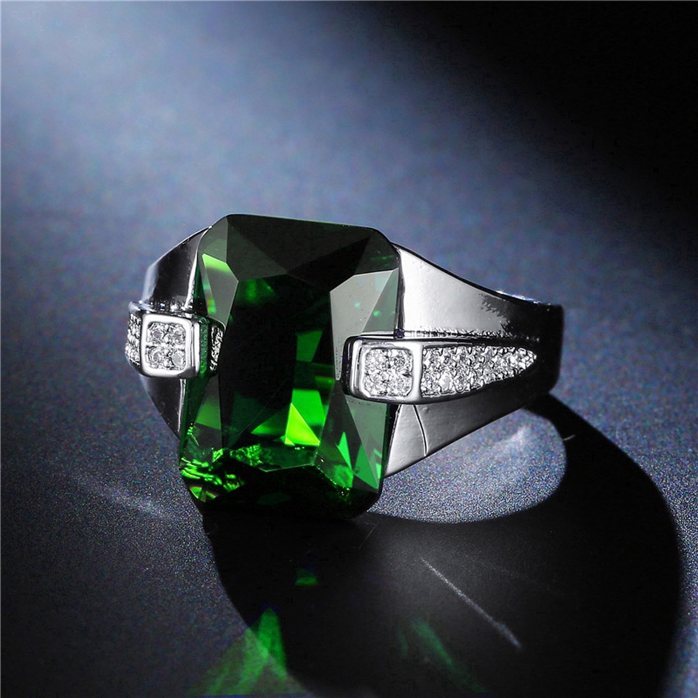 sapphire-emerald-diamond-white-gold-mens-womens-silver-fashion-jewelry-crystal-gemstone-wedding-rings