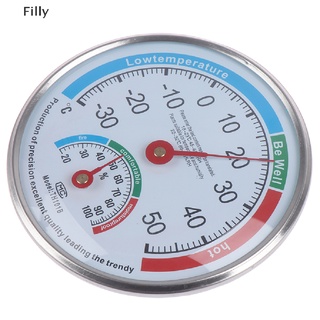 [Filly] เครื่องวัดอุณหภูมิความชื้นแบบอนาล็อกทรงกลมมิเตอร์ Iouq