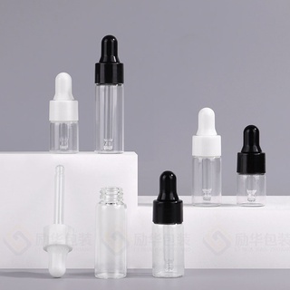 พร้อมส่งขวดแก้วใสพร้อมฝา Droper 2,5 ml