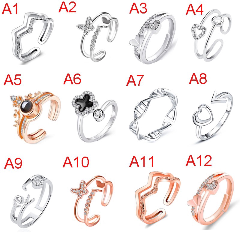 ภาพหน้าปกสินค้าพร้อมส่งแหวนผู้หญิงสุดเก๋ชนิดล่าสุดแหวนเงินหญิงที่มีคุณภาพสูง จากร้าน lssc.th บน Shopee