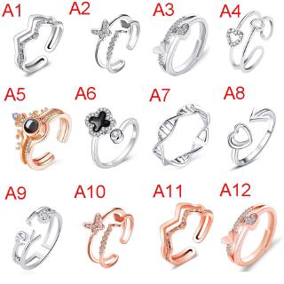 ภาพขนาดย่อของภาพหน้าปกสินค้าพร้อมส่งแหวนผู้หญิงสุดเก๋ชนิดล่าสุดแหวนเงินหญิงที่มีคุณภาพสูง จากร้าน lssc.th บน Shopee