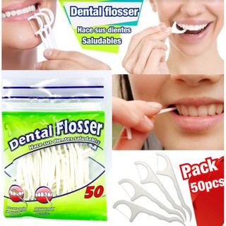 Dental Flosser ไหมขัดฟันหัวปลายแหลมแคะเศษอาหาร