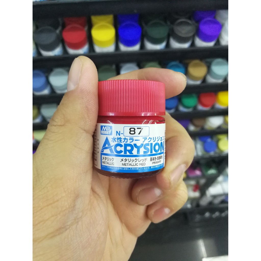 สีสูตรน้ำ-mr-acrysion-color-n87-metallic-red-metallic-10ml