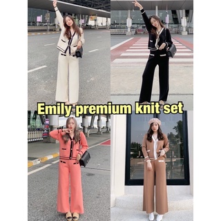 ภาพหน้าปกสินค้า[Make your Clothes] Emily premium knit set เซ็ตนิตไหมพรม งานเกาหลี ซึ่งคุณอาจชอบสินค้านี้
