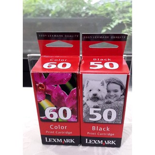 Original Lexmark 50 + 60 น้ำหมึก แท้ P3150 P707 Z705 Z715