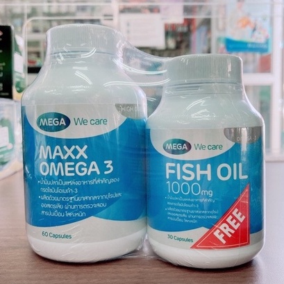 ภาพหน้าปกสินค้าMaxx Omega3 แถม Fish oil 30 เม็ด น้ำมันปลาสูตรเข้มข้นมี EPA 350 mg. DHA 250 mg. จากร้าน noojeab594 บน Shopee