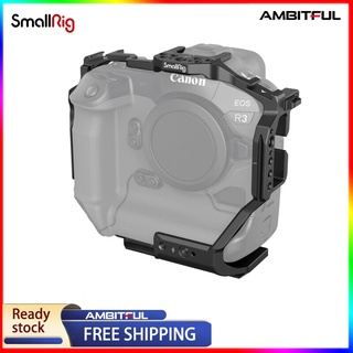 Smallrig กรงกล้อง สําหรับ Canon EOS R3 All-in-one พร้อมแผ่นปลดเร็ว Arca-Swiss สําหรับการถ่ายภาพหลายฉาก 3884