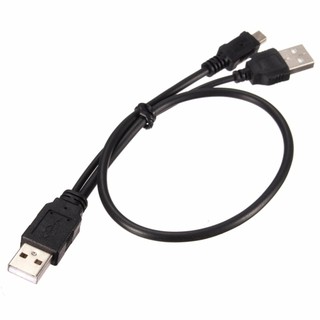 ภาพหน้าปกสินค้าCable Y-USB TO 5 pin สาย USB 2.0 (5Pins &gt; MM) ต่อ External Box แก้ปัญหาไฟ usb ไม่พอต่อ external harddisk 2.5 ที่เกี่ยวข้อง