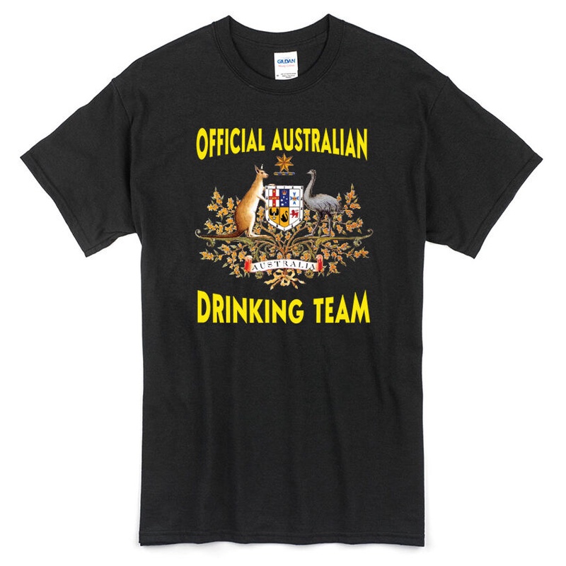 เสื้อแฟชั่นผญ2022-อื่นๆ-ขายร้อนคลาสสิกเสื้อยืดอย่างเป็นทางการออสเตรเลียดื่มทีมเบียร์บุคคลเบียร์ตล