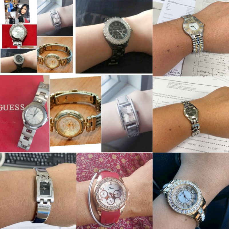 นาฬิกาผู้หญิง-นาฬิกาโทรศัพท์-ราคา50-240สินค้าที่ซื้อในไลฟ์สดเท่านั้น-นาฬิกาแบรนด์เนมญี่ปุ่นมือสองสำหรับการไลฟ์สด