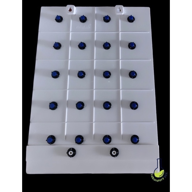 ที่แขวน/ตากเครื่องแก้วทำจาก Polycarbonate มีถาดรองน้ำและรูระบายน้ำ ...