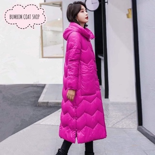 🌻พร้อมส่งจากไทย🌻 Long Coat สีม่วง มีฮู้ด งานดี สีสวยน้ำหนักเบา
