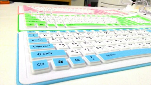 keyboard-คีบอร์ด-พับได้-ซิลิโคน-ยาง-แบบมีสี-ต่อ-โน๊ตบุ๊ค-คอมพิวเตอร์-สาย-usb