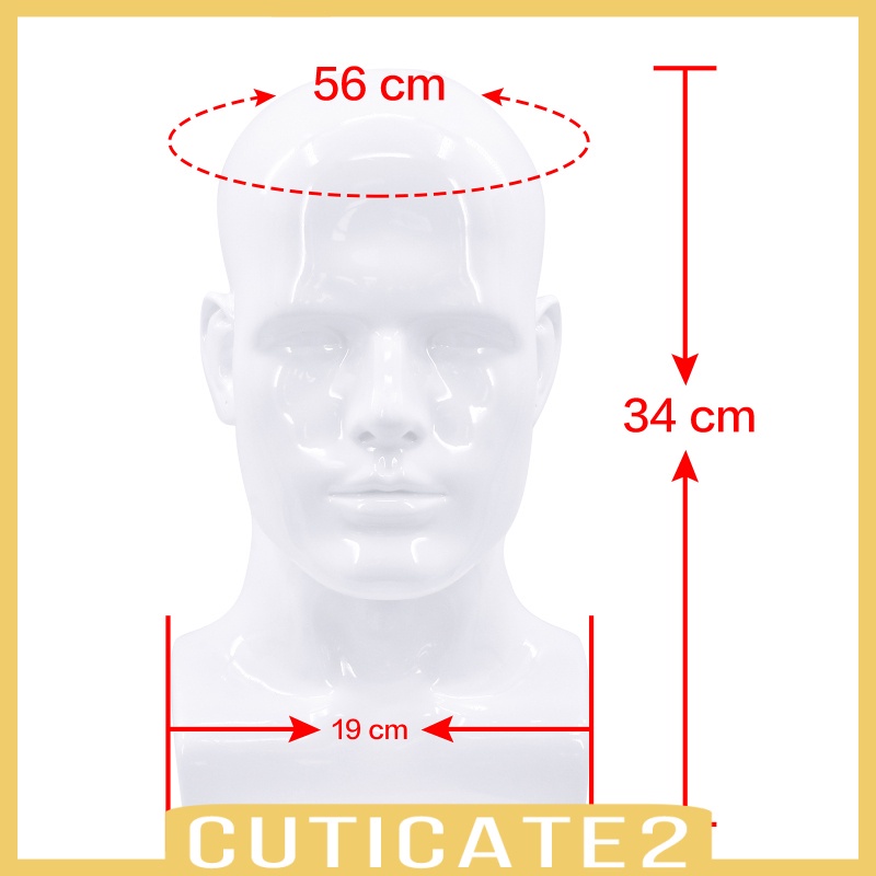 cuticate2-หัวหุ่นโชว์หัวหุ่นนางแบบ-pvc-สําหรับผู้ชาย