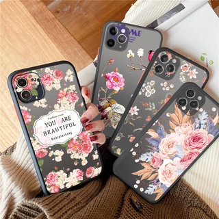 เคสป้องกันโทรศัพท์มือถือ ลายดอกไม้ สําหรับ OPPO A94 A15 A15S A12 AX7 A53 A52 A72 A92 A5 A9 2020