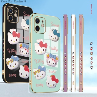 Realme 9 9i 8i 8 3 Pro Plus Pro+ 4G 5G เคสเรียวมี สำหรับ Electroplating TPU Case Cartoon Cartoon Anime Cats TPU เคส เคสโทรศัพท์ เคสมือถือ