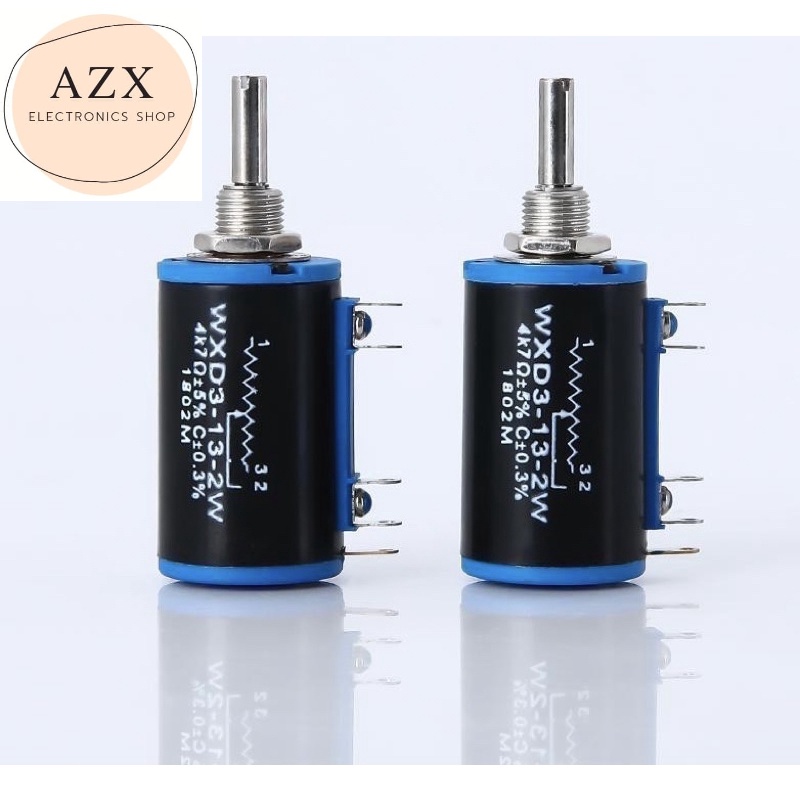 VR WXD3-13-2W Precision Rotary Multiturn Wirewound Potentiometer ตัว ...