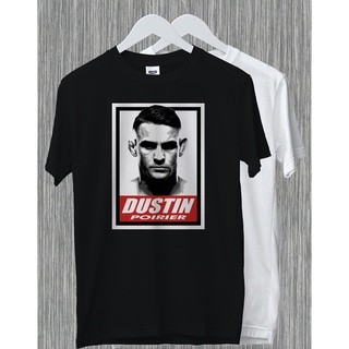 ROUNDคอลูกเรือNeckเสื้อยืด พิมพ์ลาย Dustin Diamond Poirier MMA สไตล์บราซิล สําหรับผู้ชาย และผู้หญิง-4XL