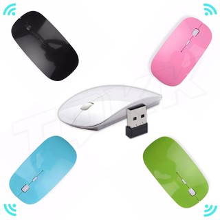 ภาพขนาดย่อของภาพหน้าปกสินค้าพร้อมส่ง M-Tech เมาส์ เมาส์ไร้สายแบบ USB Mouse USB Wireless มีหลายสีให้เลือก จากร้าน bestbosss บน Shopee