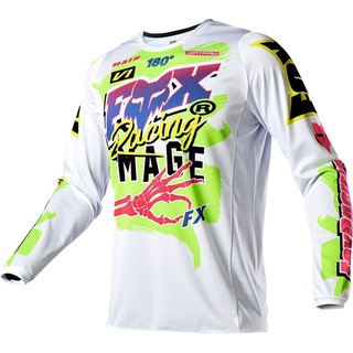 【COD】 พร้อมส่ง เสื้อกีฬาแขนสั้น ลาย Moto DH Off Road Enduro Jersey สําหรับขี่จักรยานวิบาก