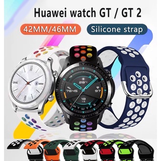 สาย huawei watch GT 2 สายสมาร์ทวอทช์ สายซิลิโคน  huawei watch GT smartwatch สายกีฬา 42mm 46mm