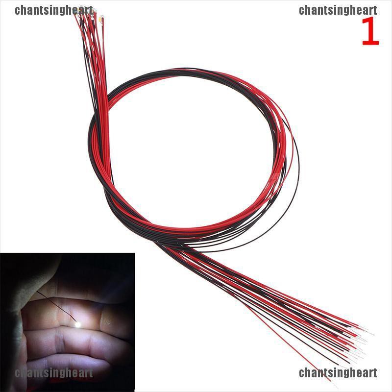 chantsingheart10-ชิ้น-20-ซม-t0603wm-บัดกรีไมโครลิตซ์แบบมีสายนําแสงสีขาวอบอุ่น-smd-led
